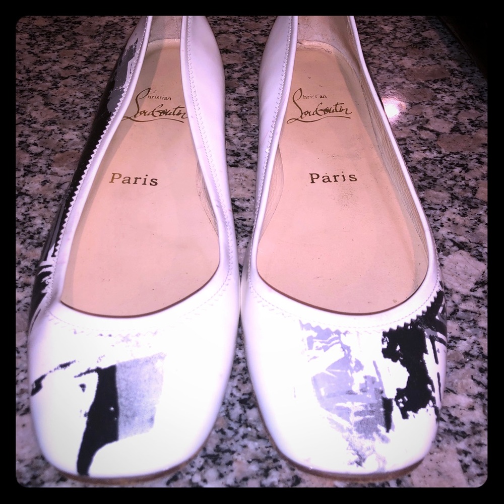 Christian Louboutin Graffiti Flats